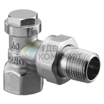 Клапан запорный Oventrop Combi 4 1/2 (DN 15) 1090662 угловой
