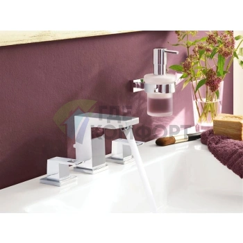 Смеситель для раковины Grohe Eurocube 20351000: однорычажный, хром - фото 2
