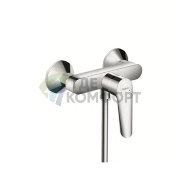 Настенный смеситель для душа Hansgrohe Logis E в хроме (71602000) - фото 1