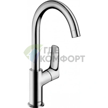 Смеситель для раковины Hansgrohe Logis 71130000: стиль и надежность - фото 1