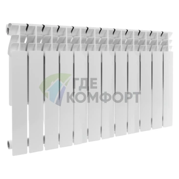 Радиатор алюминиевый Rommer Plus 500 12 секций