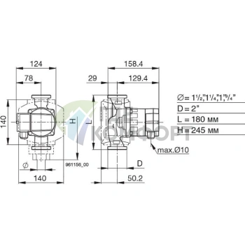 Циркуляционный насос Biral AX 13-2 - фото 4