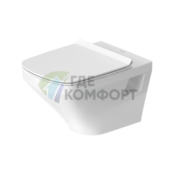Подвесной унитаз Duravit DuraStyle Rimless без ободка с вертикальным смывом 4.5 л (2538090001) - фото 1
