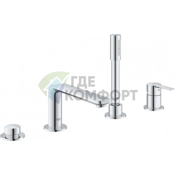 Смеситель Grohe Lineare 19577001 для установки на борт ванны