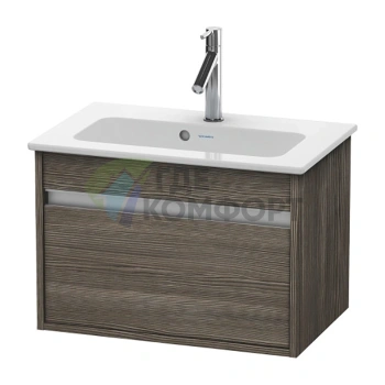 База под раковину Duravit Ketho с выдвижным ящиком, 410x600x385, цвет сосна коричневая (KT642205151) - фото 1