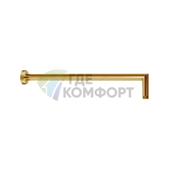 Кронштейн для душевой лейки Fantini Lame 45 см Matt British Gold PVD (86 P6 8011) - фото 1