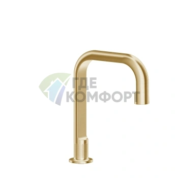 GESSI INCISO — отдельностоящий излив 160/240 мм в золотом цвете (58093#246) - фото 1