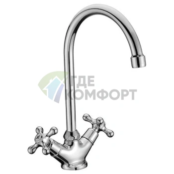 Смеситель Lemark LM2105C для кухни из нержавеющей стали - фото 1