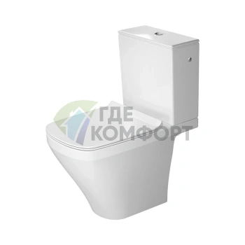 Бачок для унитаза Duravit DuraStyle моноблок с нижним левым подключением и экономичным сливом 4,5 л, белый (935100085) - фото 1