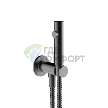 Гидроёршик GESSI INCISO настенный XL 1/2, цвет nero (58151#299) - фото 1