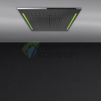 Душевая система Gessi Colour 500×500 мм с хромотерапией и пультом ДУ (57927#238) - фото 1