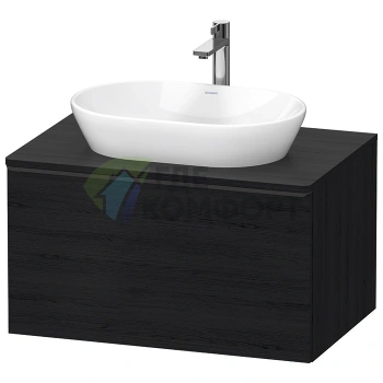 Подвесная тумбочка Duravit D-Neo с 1 ящиком, 459x800x550 мм, Black Oak (DE494701616) - фото 1
