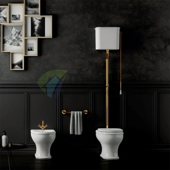 Бачок высокий подвесной AZZURRA CHARME для пристенного унитаза белый (CHA400/С bi)) - фото 1