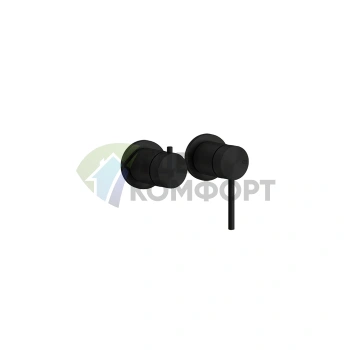 Встраиваемый смеситель GESSI на 2 источника Black XL (54077#299) - фото 1