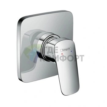 Встраиваемый смеситель для душа Hansgrohe Logis с внешней частью, хром (71604000) - фото 1