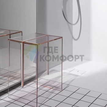 Табурет Laufen Kartell пластиковый пудровый розовый (3.8933.0.093.000.1) - фото 1