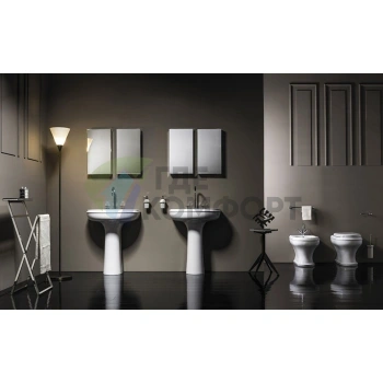 Раковина AZZURRA CHARME 70 см белая с колонной - фото 1