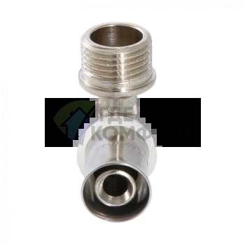 Угольник пресс с наружной резьбой 26х1 Valtec - фото 3