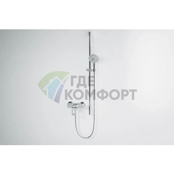 Настенный смеситель для душа Grohe Quadra 32637000 с термостатом - фото 2