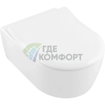 Подвесной унитаз Villeroy & Boch Avento с технологией CeramicPlus