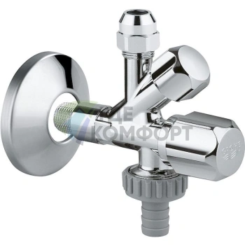 Комбинированный вентиль Grohe WAS 22033000 3/8 для смесителей - фото 1