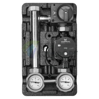 Насосная группа Meibes MK 1 электронный термостат 20-80С с насосом Grundfos UPS 25-60 ME 45841.54 RU
