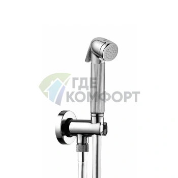 Гидрощетка для унитаза Bossini Nikita 125 см (хром, латунь) (C69006B.030) - фото 1