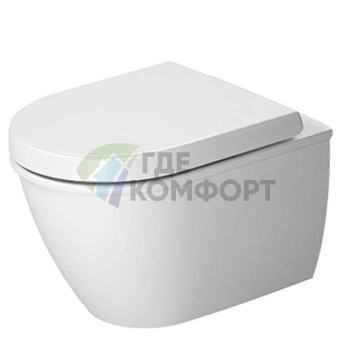 Унитаз подвесной Duravit Darling New с вертикальным смывом и системой крепления Durafix (2549090000) - фото 1