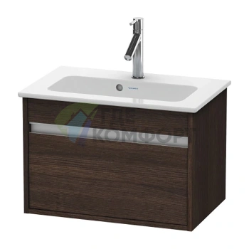 База под раковину Duravit Ketho 410x600x385 с выдвижным ящиком, цвет Каштан темный (KT642205353) - фото 1