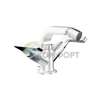 Смеситель для биде GESSI INCISO: однорычажный, на 1 отверстие, излив 97 мм, хром (58027#031) - фото 1