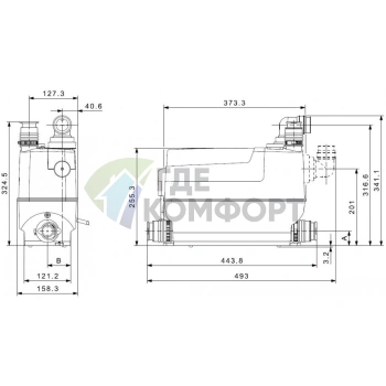 Канализационный насос Grundfos Sololift2 C-3 - фото 4