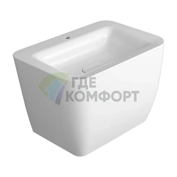 Раковина подвесная Simas Henges 70x50x48 см белая с донным клапаном - фото 1