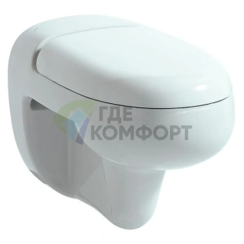 Подвесной унитаз Laufen Florakids 8.2003.1.000.000.1: комфортная высота и система Swiss Flush (8.2003.1.000.000.1)