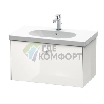 Подвесная тумба Duravit Brioso с выдвижным ящиком, белая глянцевая, 820x469x452 мм (BR404602222) - фото 1