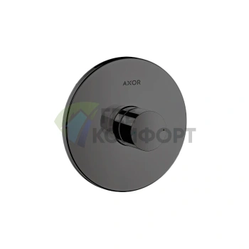 Смеситель для душа AX Uno Zero: шлифованный черный хром (45605340) - фото 1