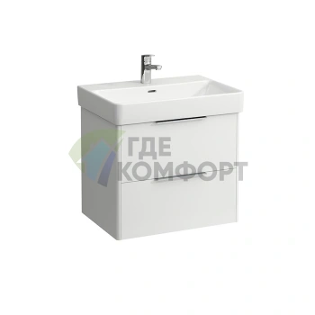 Подвесная база LAUFEN Base 8.1096.4 с двумя ящиками, белая глянцевая, 615x440x530 мм (4.0229.2.110.261.1) - фото 1