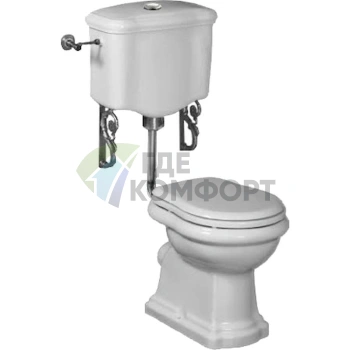 Унитаз Migliore Bella ML.BLL-25.112.BI с боковым выпуском и ручкой