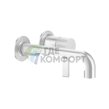 Встраиваемый смеситель GESSI INCISO для раковины с изливом 219-189 мм, хром (58088#031) - фото 1