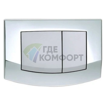 Кнопка смыва TECE Ambia 9240254 – хром, матовый хром - фото 1