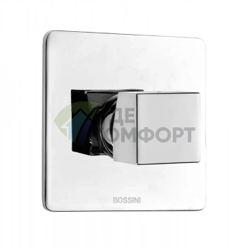 Смеситель для душа Bossini Cube настенный с квадратной ручкой, хром (Z00064.030) - фото 1
