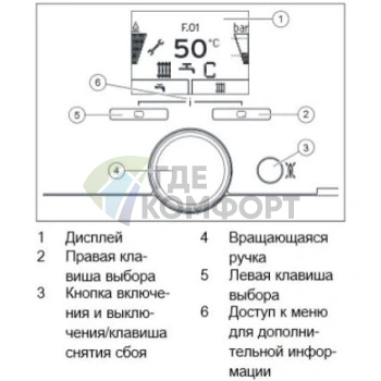 Газовый настенный двухконтурный котел Vaillant turboTEC pro VUW 242/5-3 24 кВт - фото 4