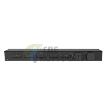 Термостат для душа Gessi Hi-Fi Black XL с полкой из матового стекла и подключением до 5 источников (63028#299) - фото 1