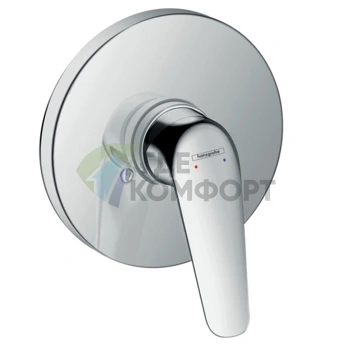 Встраиваемый смеситель для душа Hansgrohe Novus на один источник, хром (71067000) - фото 1