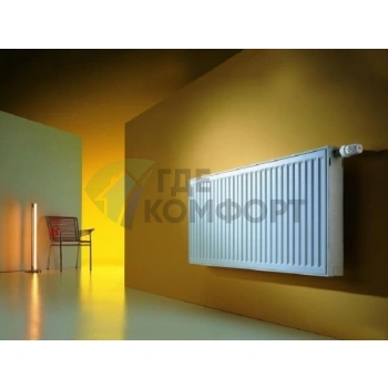 Радиатор стальной панельный Stelrad Compact 21 04 11 с боковым подключением - фото 3