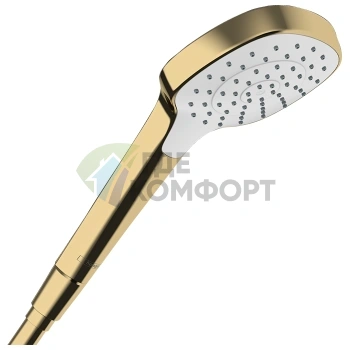 Ручной душ HG Croma Select E Rain 110 в полированном золоте (26814990) - фото 1