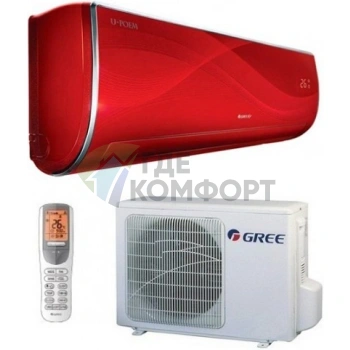 Кондиционер сплит-система Gree GWH 12 UB-K3 DNA3A red