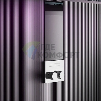 Смеситель для душа Gessi Hi-Fi с подключением 2 источников воды, хром (63079#031) - фото 1