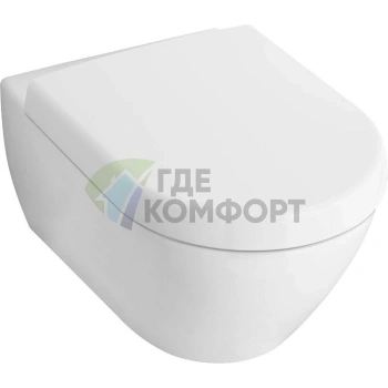 Подвесной унитаз Villeroy & Boch Subway 2.0 Plus 5600 10R1 alpin