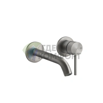 GESSI 316 Встраиваемый смеситель для раковины с изливом, брашированная сталь (54283#239) - фото 1