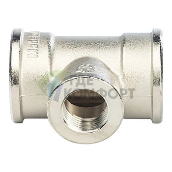 Stout Тройник ВВ переходной никелированный 1X1/2X1 - фото 2